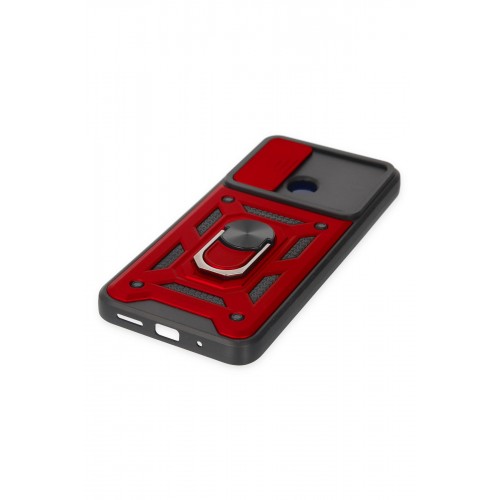 Newface Xiaomi Redmi 10C Kılıf Pars Lens Yüzüklü Silikon - Kırmızı Newface Xiaomi Redmi 10C Kılıf Pars Lens Yüzüklü Silikon - Kırmızı