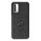 Newface Xiaomi Redmi Note 9 4G Kılıf Pars Lens Yüzüklü Silikon - Siyah Newface Xiaomi Redmi Note 9 4G Kılıf Pars Lens Yüzüklü Silikon - Siyah