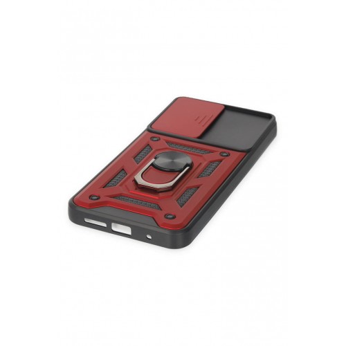 Newface Xiaomi Redmi Note 9 4G Kılıf Pars Lens Yüzüklü Silikon - Kırmızı Newface Xiaomi Redmi Note 9 4G Kılıf Pars Lens Yüzüklü Silikon - Kırmızı