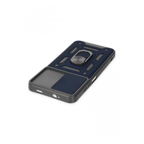 Newface Xiaomi Redmi Note 9 4G Kılıf Pars Lens Yüzüklü Silikon - Lacivert Newface Xiaomi Redmi Note 9 4G Kılıf Pars Lens Yüzüklü Silikon - Lacivert