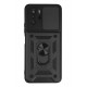 Newface Xiaomi Poco X3 GT Kılıf Pars Lens Yüzüklü Silikon - Siyah
