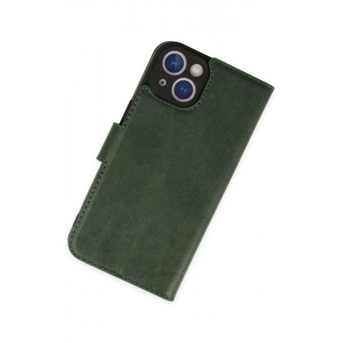 Newface iPhone 14 Plus Kılıf Trend S Plus Kapaklı Kılıf - Yeşil Newface iPhone 14 Plus Kılıf Trend S Plus Kapaklı Kılıf - Yeşil