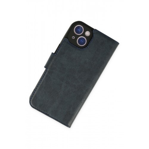Newface iPhone 14 Plus Kılıf Trend S Plus Kapaklı Kılıf - Lacivert Newface iPhone 14 Plus Kılıf Trend S Plus Kapaklı Kılıf - Lacivert