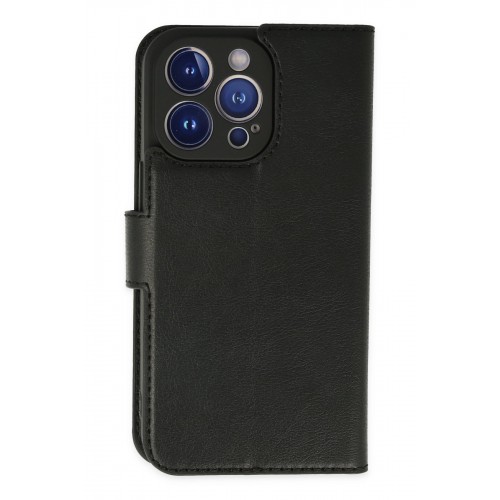 Newface iPhone 14 Pro Kılıf Trend S Plus Kapaklı Kılıf - Siyah Newface iPhone 14 Pro Kılıf Trend S Plus Kapaklı Kılıf - Siyah
