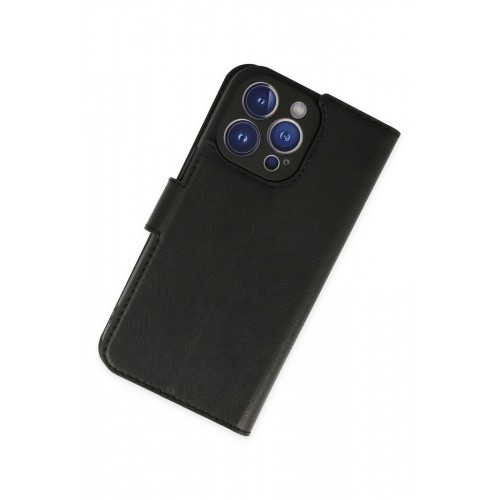 Newface iPhone 14 Pro Kılıf Trend S Plus Kapaklı Kılıf - Siyah Newface iPhone 14 Pro Kılıf Trend S Plus Kapaklı Kılıf - Siyah