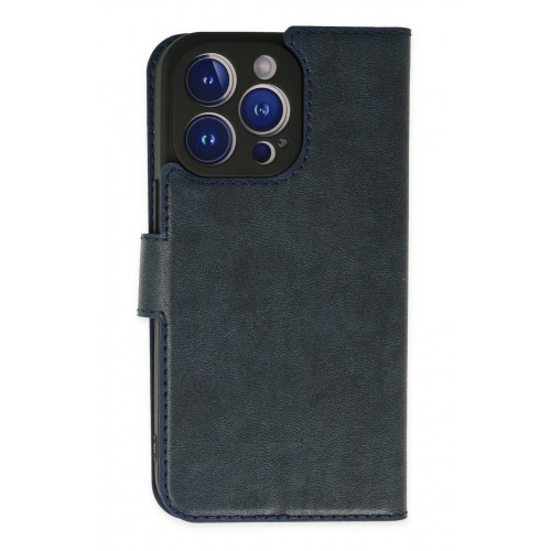 Newface iPhone 14 Pro Kılıf Trend S Plus Kapaklı Kılıf - Lacivert Newface iPhone 14 Pro Kılıf Trend S Plus Kapaklı Kılıf - Lacivert