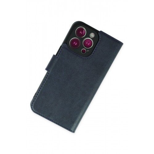 Newface iPhone 14 Pro Kılıf Trend S Plus Kapaklı Kılıf - Lacivert Newface iPhone 14 Pro Kılıf Trend S Plus Kapaklı Kılıf - Lacivert