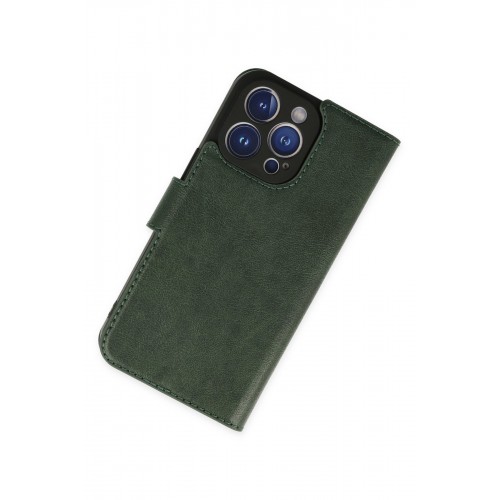 Newface iPhone 14 Pro Max Kılıf Trend S Plus Kapaklı Kılıf - Yeşil Newface iPhone 14 Pro Max Kılıf Trend S Plus Kapaklı Kılıf - Yeşil