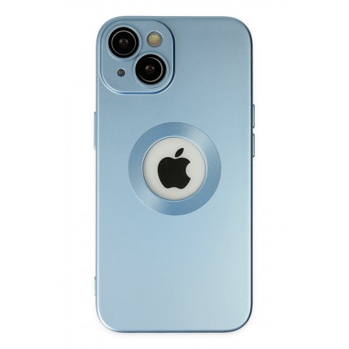 Newface iPhone 14 Plus Kılıf Vamos Lens Silikon - Mavi