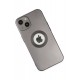 Newface iPhone 14 Plus Kılıf Vamos Lens Silikon - Gri