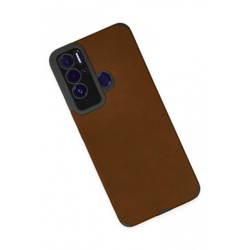 Newface Tecno Pova Neo Kılıf Loop Deri Silikon - Kahverengi Newface Tecno Pova Neo Kılıf Loop Deri Silikon - Kahverengi