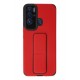 Newface Tecno Pova Neo Kılıf Mega Standlı Silikon - Kırmızı
