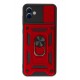 Newface Samsung Galaxy A04 Kılıf Pars Lens Yüzüklü Silikon - Kırmızı Newface Samsung Galaxy A04 Kılıf Pars Lens Yüzüklü Silikon - Kırmızı