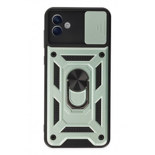 Newface Samsung Galaxy A04 Kılıf Pars Lens Yüzüklü Silikon - Yeşil Newface Samsung Galaxy A04 Kılıf Pars Lens Yüzüklü Silikon - Yeşil