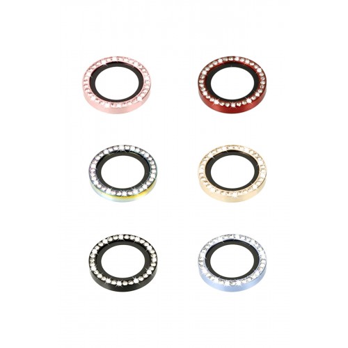 Newface iPhone 14 Plus Diamond Kamera Lens - Kırmızı Newface iPhone 14 Plus Diamond Kamera Lens - Kırmızı
