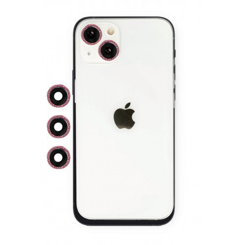 Newface iPhone 14 Plus Shine Kamera Lens - Pembe Newface iPhone 14 Plus Shine Kamera Lens - Pembe