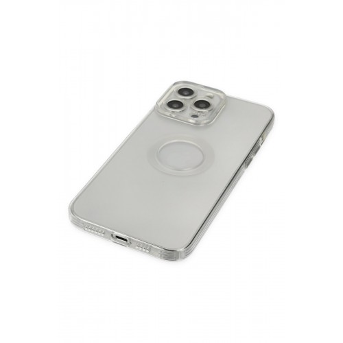 Newface iPhone 13 Pro Max Kılıf Santa Lens Silikon - Şeffaf Newface iPhone 13 Pro Max Kılıf Santa Lens Silikon - Şeffaf