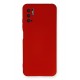 Newface Xiaomi Redmi Note 11 SE Kılıf Nano içi Kadife Silikon - Kırmızı Newface Xiaomi Redmi Note 11 SE Kılıf Nano içi Kadife Silikon - Kırmızı