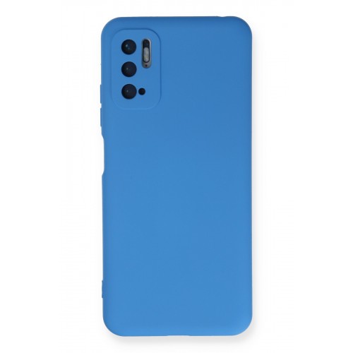 Newface Xiaomi Redmi Note 11 SE Kılıf Nano içi Kadife Silikon - Mavi Newface Xiaomi Redmi Note 11 SE Kılıf Nano içi Kadife Silikon - Mavi