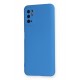 Newface Xiaomi Redmi Note 11 SE Kılıf Nano içi Kadife Silikon - Mavi Newface Xiaomi Redmi Note 11 SE Kılıf Nano içi Kadife Silikon - Mavi