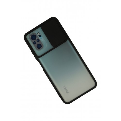 Newface Xiaomi Poco M5s Kılıf Palm Buzlu Kamera Sürgülü Silikon - Siyah Newface Xiaomi Poco M5s Kılıf Palm Buzlu Kamera Sürgülü Silikon - Siyah