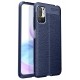Newface Xiaomi Redmi Note 11 SE Kılıf Focus Derili Silikon - Lacivert
