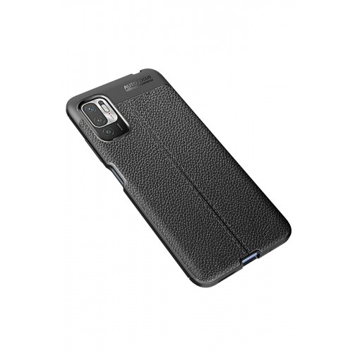 Newface Xiaomi Redmi Note 11 SE Kılıf Focus Derili Silikon - Siyah Newface Xiaomi Redmi Note 11 SE Kılıf Focus Derili Silikon - Siyah