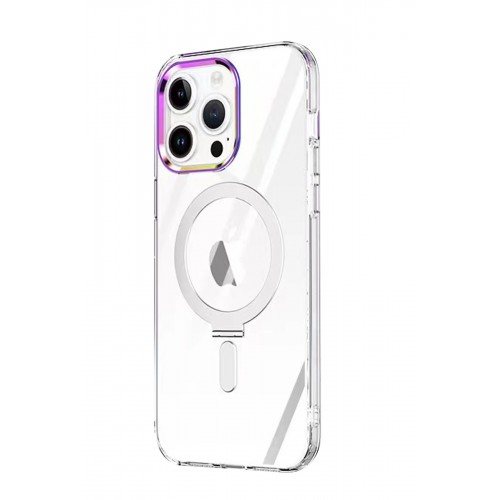Newface iPhone 14 Pro Kılıf Mudo Magneticsafe Standlı Kapak - Şeffaf Newface iPhone 14 Pro Kılıf Mudo Magneticsafe Standlı Kapak - Şeffaf