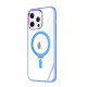 Newface iPhone 14 Pro Kılıf Mudo Magneticsafe Standlı Kapak - Sierra Blue