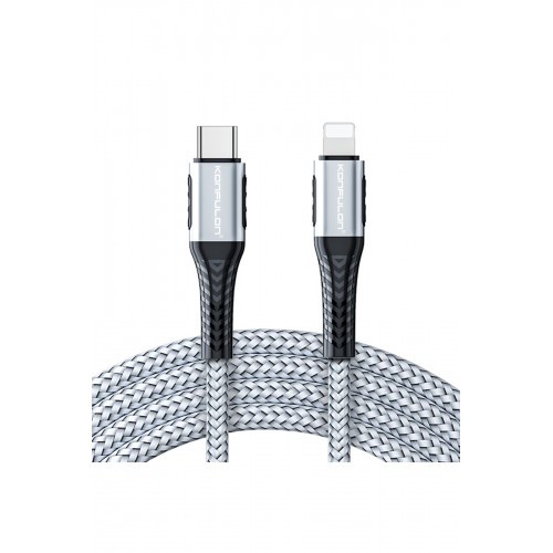 Konfulon DC35 Type-C to Lightning Kablo 1MT - Gri