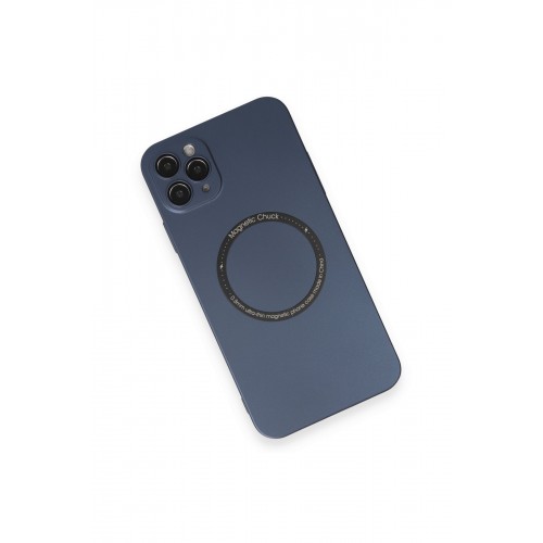 Newface iPhone 11 Pro Max Kılıf Jack Magneticsafe Lens Silikon - Lacivert Newface iPhone 11 Pro Max Kılıf Jack Magneticsafe Lens Silikon - Lacivert