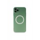 Newface iPhone 11 Pro Max Kılıf Jack Magneticsafe Lens Silikon - Yeşil Newface iPhone 11 Pro Max Kılıf Jack Magneticsafe Lens Silikon - Yeşil