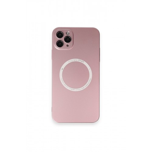 Newface iPhone 11 Pro Max Kılıf Jack Magneticsafe Lens Silikon - Rose Gold Newface iPhone 11 Pro Max Kılıf Jack Magneticsafe Lens Silikon - Rose Gold