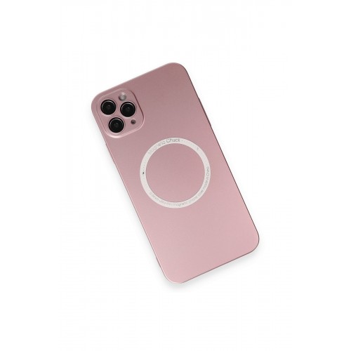 Newface iPhone 11 Pro Max Kılıf Jack Magneticsafe Lens Silikon - Rose Gold Newface iPhone 11 Pro Max Kılıf Jack Magneticsafe Lens Silikon - Rose Gold