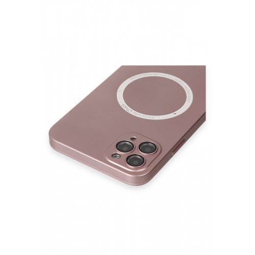 Newface iPhone 11 Pro Max Kılıf Jack Magneticsafe Lens Silikon - Rose Gold Newface iPhone 11 Pro Max Kılıf Jack Magneticsafe Lens Silikon - Rose Gold
