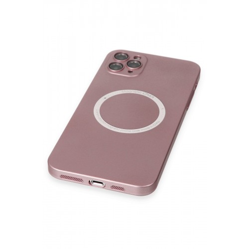 Newface iPhone 11 Pro Max Kılıf Jack Magneticsafe Lens Silikon - Rose Gold Newface iPhone 11 Pro Max Kılıf Jack Magneticsafe Lens Silikon - Rose Gold
