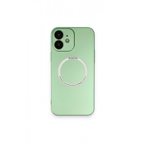 Newface iPhone 12 Kılıf Jack Magneticsafe Lens Silikon - Yeşil Newface iPhone 12 Kılıf Jack Magneticsafe Lens Silikon - Yeşil