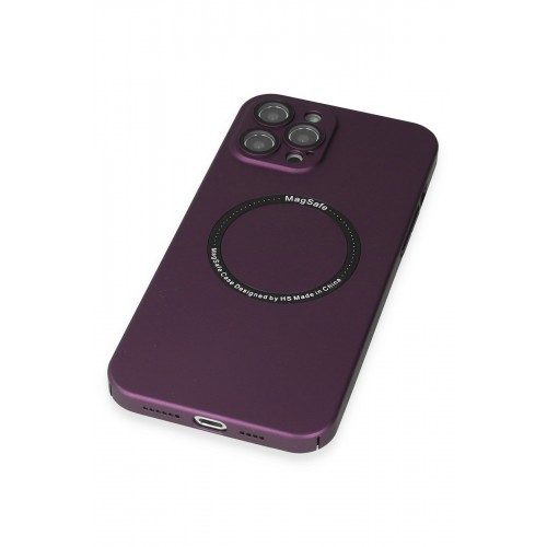 Newface iPhone 12 Pro Kılıf Jack Magneticsafe Lens Silikon - Mürdüm Newface iPhone 12 Pro Kılıf Jack Magneticsafe Lens Silikon - Mürdüm