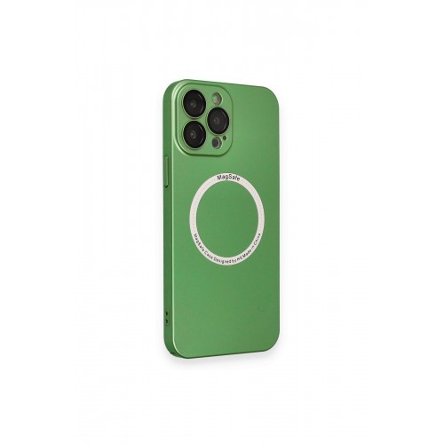 Newface iPhone 13 Pro Kılıf Jack Magneticsafe Lens Silikon - Yeşil Newface iPhone 13 Pro Kılıf Jack Magneticsafe Lens Silikon - Yeşil