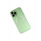 Newface iPhone 13 Pro Kılıf Jack Magneticsafe Lens Silikon - Yeşil