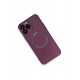 Newface iPhone 13 Pro Kılıf Jack Magneticsafe Lens Silikon - Mürdüm