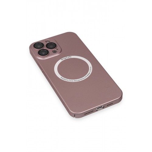 Newface iPhone 13 Pro Max Kılıf Jack Magneticsafe Lens Silikon - Rose Gold Newface iPhone 13 Pro Max Kılıf Jack Magneticsafe Lens Silikon - Rose Gold