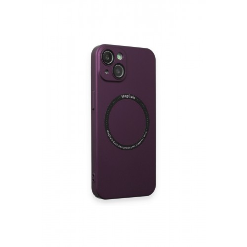 Newface iPhone 14 Kılıf Jack Magneticsafe Lens Silikon - Mürdüm Newface iPhone 14 Kılıf Jack Magneticsafe Lens Silikon - Mürdüm