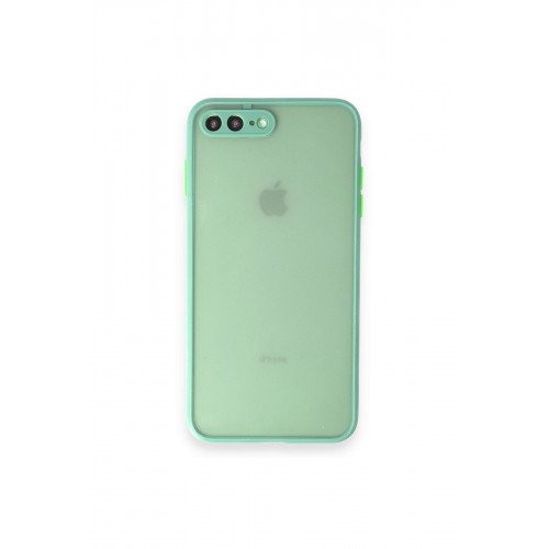 Newface iPhone 7 Plus Kılıf Montreal Silikon Kapak - Turkuaz