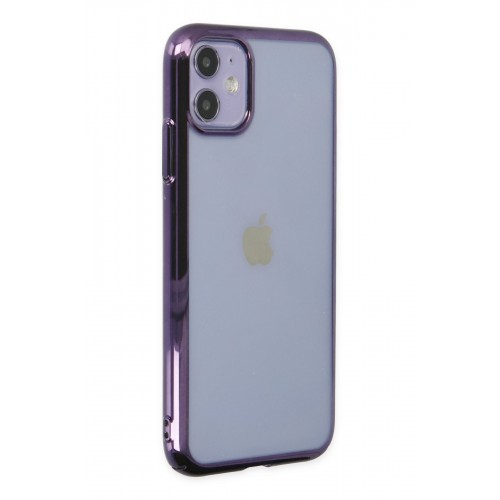 Newface iPhone 11 Kılıf Element Silikon - Mor Newface iPhone 11 Kılıf Element Silikon - Mor