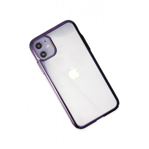 Newface iPhone 11 Kılıf Element Silikon - Mor Newface iPhone 11 Kılıf Element Silikon - Mor