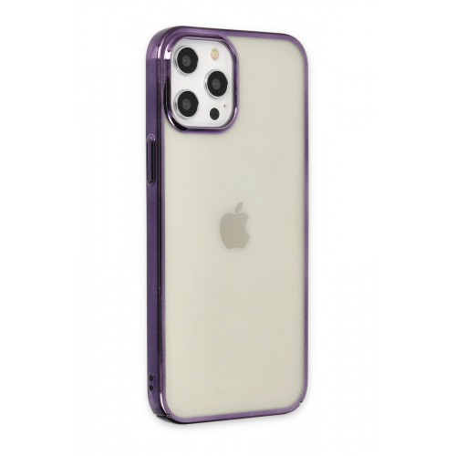 Newface iPhone 12 Pro Kılıf Element Silikon - Mor Newface iPhone 12 Pro Kılıf Element Silikon - Mor