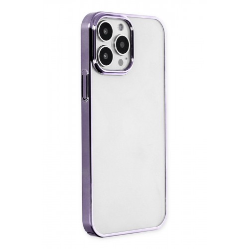 Newface iPhone 13 Pro Kılıf Element Silikon - Mor Newface iPhone 13 Pro Kılıf Element Silikon - Mor