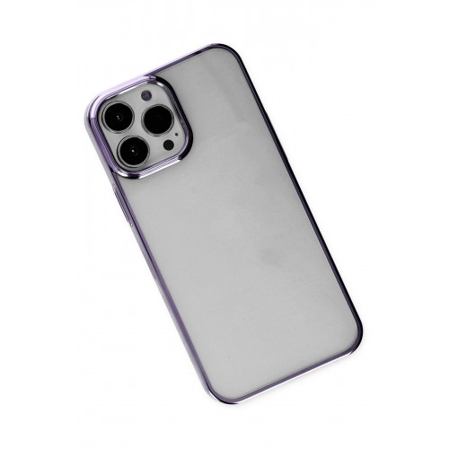 Newface iPhone 13 Pro Kılıf Element Silikon - Mor Newface iPhone 13 Pro Kılıf Element Silikon - Mor