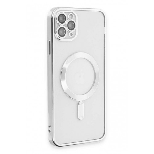 Newface iPhone 11 Pro Kılıf Kross Magneticsafe Kapak - Gümüş Newface iPhone 11 Pro Kılıf Kross Magneticsafe Kapak - Gümüş